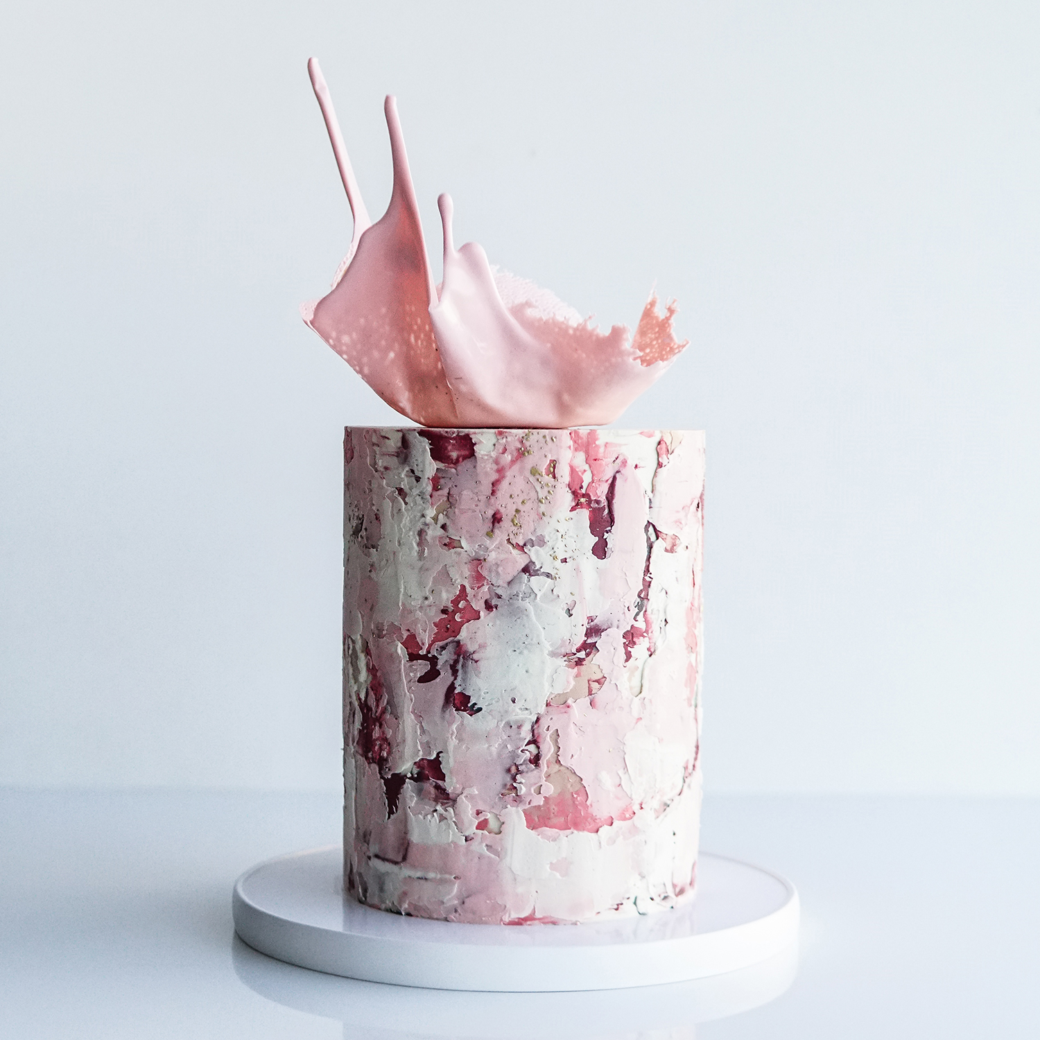 Textured Buttercream Cake + Isomalt Splash | Cake Basics + Design | Video +  PDF Course